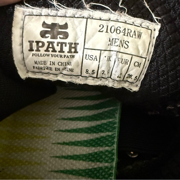 Ipath vintage Men's Grasshopper XT skatebosrd Sneaker, Rasta size 8.5 rare shoes - Picture 10 of 13